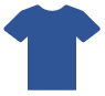 blue tshirt icon