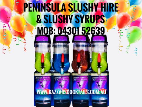 Peninsula Slushy Machine Hire & Slushy Syrups