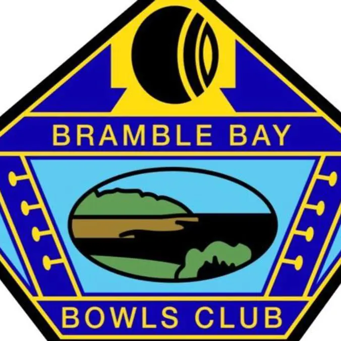 Visit Redcliffe QLD image of Bramble bay bowls club logo