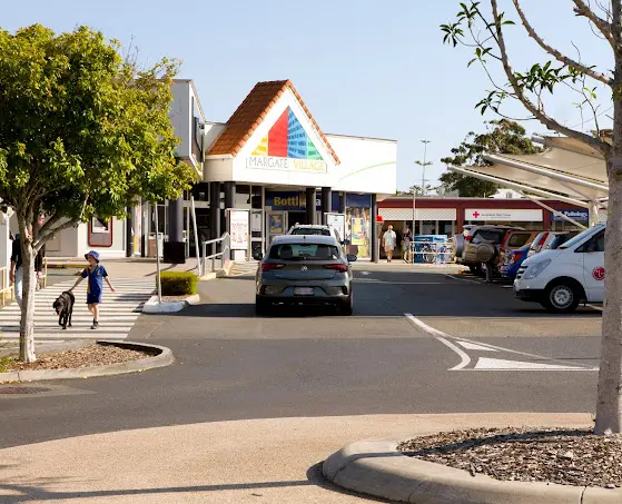 Visit reddcliffe qld image of Marget village shopping centre